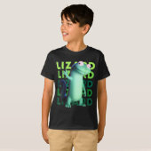 Funny Weirore Lizard Meme _ 3d Surreal Animal T-Shirt (Vorne ganz)