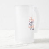 Funny weist mich bitte in den nächsten Pub Mattglas Bierglas (VorderseiteRechts)