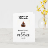 Funny Welcome Back Card Karte (Gelbe Blume)