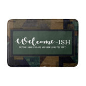 Funny Welcome Bath Mat Badematte (Vorderseite)