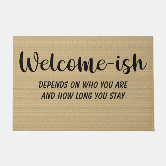Funny Welcome Fußmatte (Vorderseite)