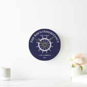 Funny Welcome On Board's Wheel Wall Clock Runde Wanduhr (Zuhause)