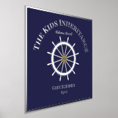 Funny Welcome on the Ship's Wheel Foil Text Foliendrucke (Ablage )