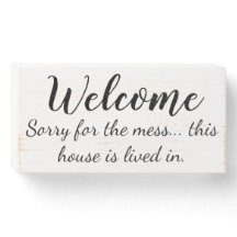 Funny Welcome Sign
