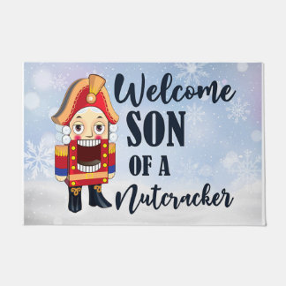 Funny Welcome Son eines Nutcrackers Fußmatte