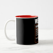 Funny Welder Hourly Rate Zwei-Tonen-Kaffee-Tasse Zweifarbige Tasse (Links)