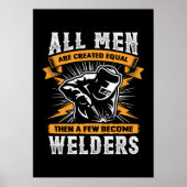 Funny Welder Poster (Vorne)