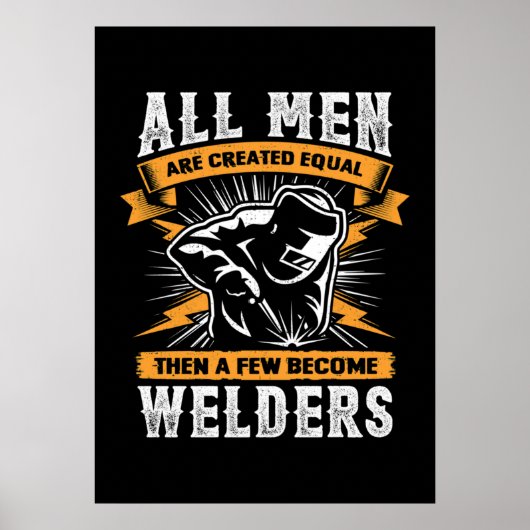 Funny Welder Poster (Vorne)