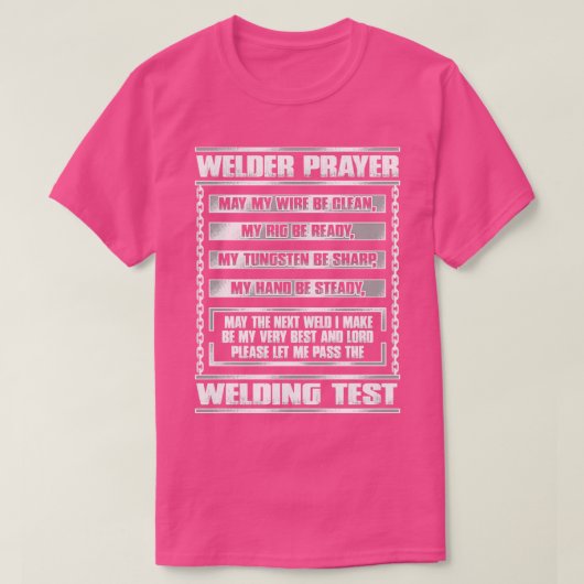 FUNNY WELDER PRAYER T-Shirt (Design vorne)