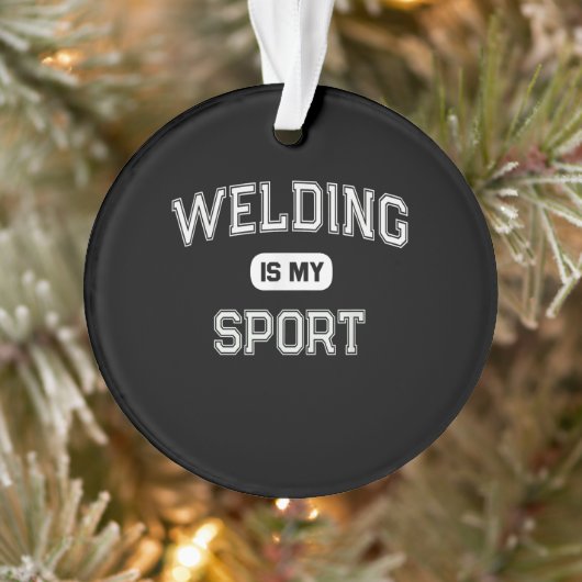 Funny Welder | Schweißen ist mein Sport Ornament (Baum)