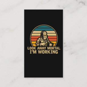 Funny Welder Sprichwort für Metallbearbeitung Sch Visitenkarte