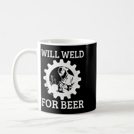 Funny Welder Will Weld For Beer Welding Gift Tank Kaffeetasse (Links)