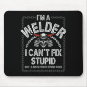 Funny Welding Shirts Männer Erwachsene Humor Gesch Mousepad (Vorne)