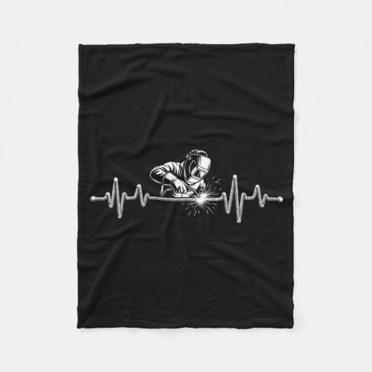 Funny Welding Weldermen Women Fusing Mig Welding H Fleecedecke (Vorderseite)