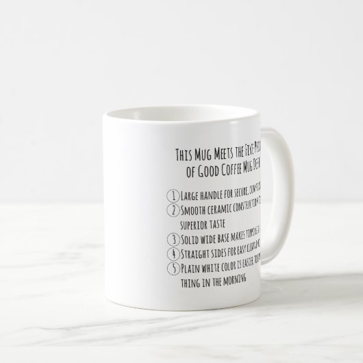 Funny Well Designed Tasse (VorderseiteRechts)