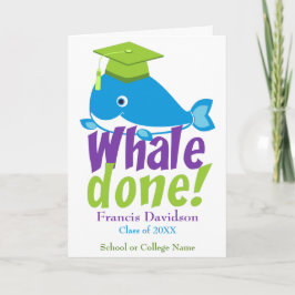 Funny Well Fertig Abschluss gratuliert Karte