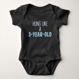 Funny "Well-Hung" Säugling Boy Baby Strampler