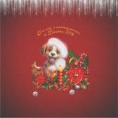 Funny Welpe Aufkleber (Vorderseite)