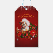 Funny Welpe Geschenkanhänger (Rückseite)