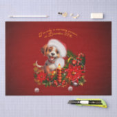 Funny Welpe Seidenpapier (Handwerk)