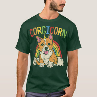 Funny Welsh Corgi Dog Corgicorn 287 T-Shirt