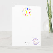 Funny, wenigstens bist du nicht. Gefaltete Grußkar Karte (Rückseite)