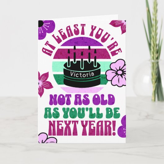 Funny, wenigstens bist du nicht karte (Vorderseite)