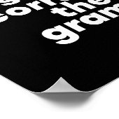 Funny, wenn das Argument verloren geht, beginnt Gr Poster (Ecke)