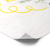 Funny, wenn das Leben dir das Lemons-Poster gibt Poster (Ecke)