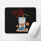 Funny, wenn du der Maus ein Kekskostüm zum Geburts Mousepad (Mit Mouse)