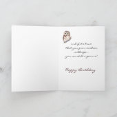 Funny, wenn du Genie sein musst, Alt-Owl Karte (Innenseite)