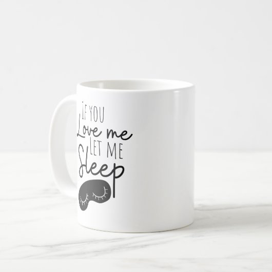 Funny, wenn du mir Liebe Lasse Kaffeetasse (Vorderseite Links)
