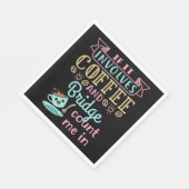 Funny, wenn es Kaffee und Bridge beinhaltet Serviette (Ecke)