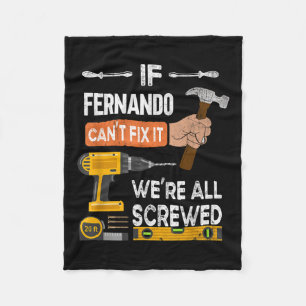 Funny, wenn Fernando Cant Fix kann es Handyman Car Fleecedecke