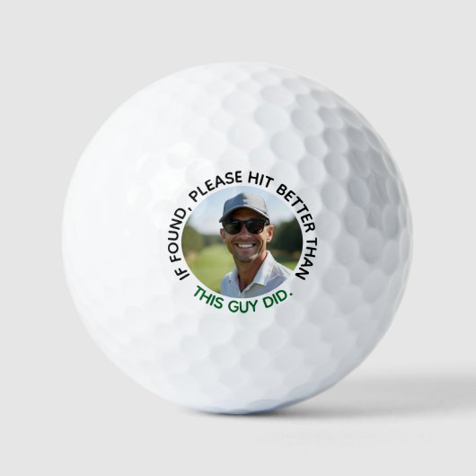Funny, wenn gefunden, klicken Sie bitte auf "Bette Golfball (Vorderseite)