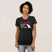Funny, wenn ich kollapiere Cat Mama Cat Lover T-Shirt (Vorne ganz)