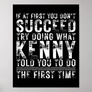 Funny, wenn Sie am Anfang nicht erfolgreich Geburt Poster