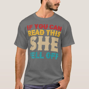 Funny, wenn Sie lesen können, dass sie gefallen Bi T-Shirt