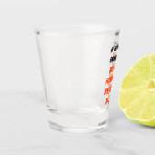 Funny, wenn Sie nicht trinken Freunde Zitat Spaß P Schnapsglas (Links)