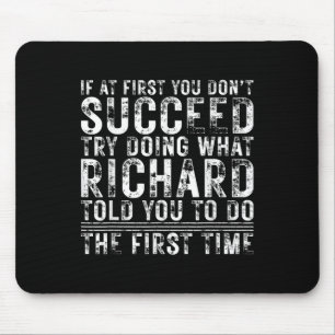 Funny, wenn Sie zuerst nicht erfolgreich sein Gebu Mousepad