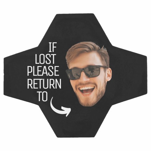 Funny, wenn verloren, zurück zu Jungs Gesicht Foto Fußball (Flach)