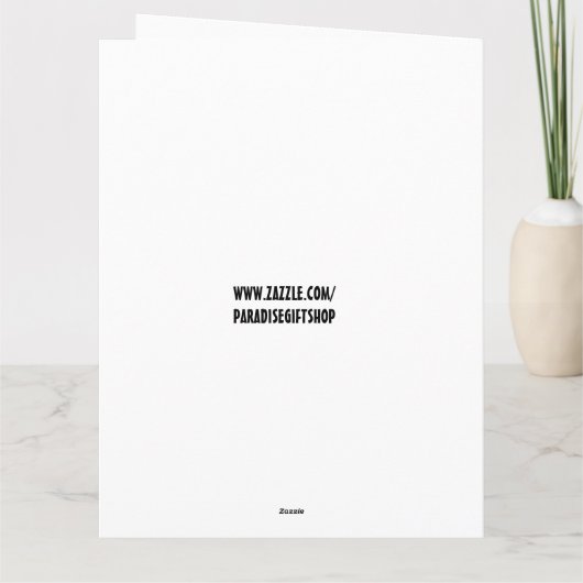 FUNNY WEREWOLF BIRTHDAY CARD CARDS KARTE (Rückseite)