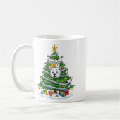 Funny West Highland White Terrier Dog Christmas Tr Kaffeetasse (Links)