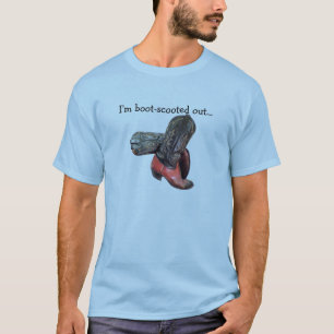 Funny Western Cowboy Boot Scoot T-Shirt