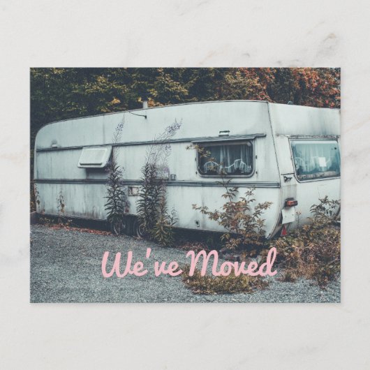 Funny Weve mochte die alte Zuhause für einen weiße Postkarte (Vorderseite)