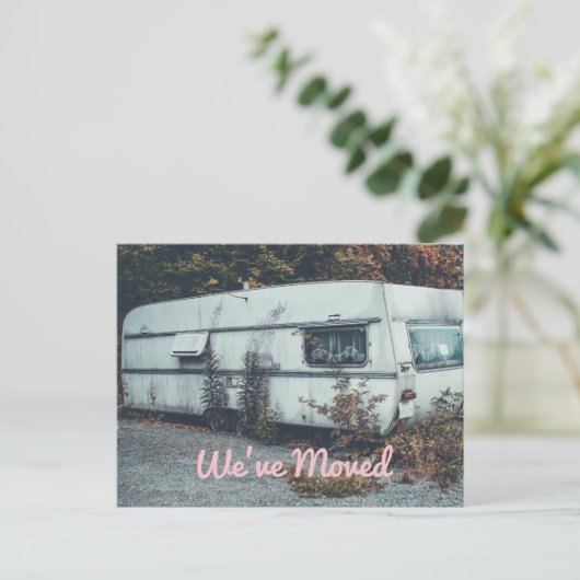 Funny Weve mochte die alte Zuhause für einen weiße Postkarte (Stehend Vorderseite)