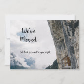 Funny Weve moved New Address Cliff House Ankündigung (Vorderseite)