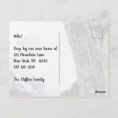 Funny Weve moved New Address Cliff House Postkarte (Rückseite)