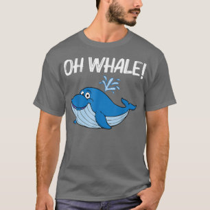 Funny Whale Art for Men Orca Narwhal Blue Whale T-Shirt