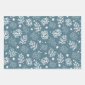 Funny Whale Hai Weihnachten Geschenkpapier Set (Vorderseite 2)